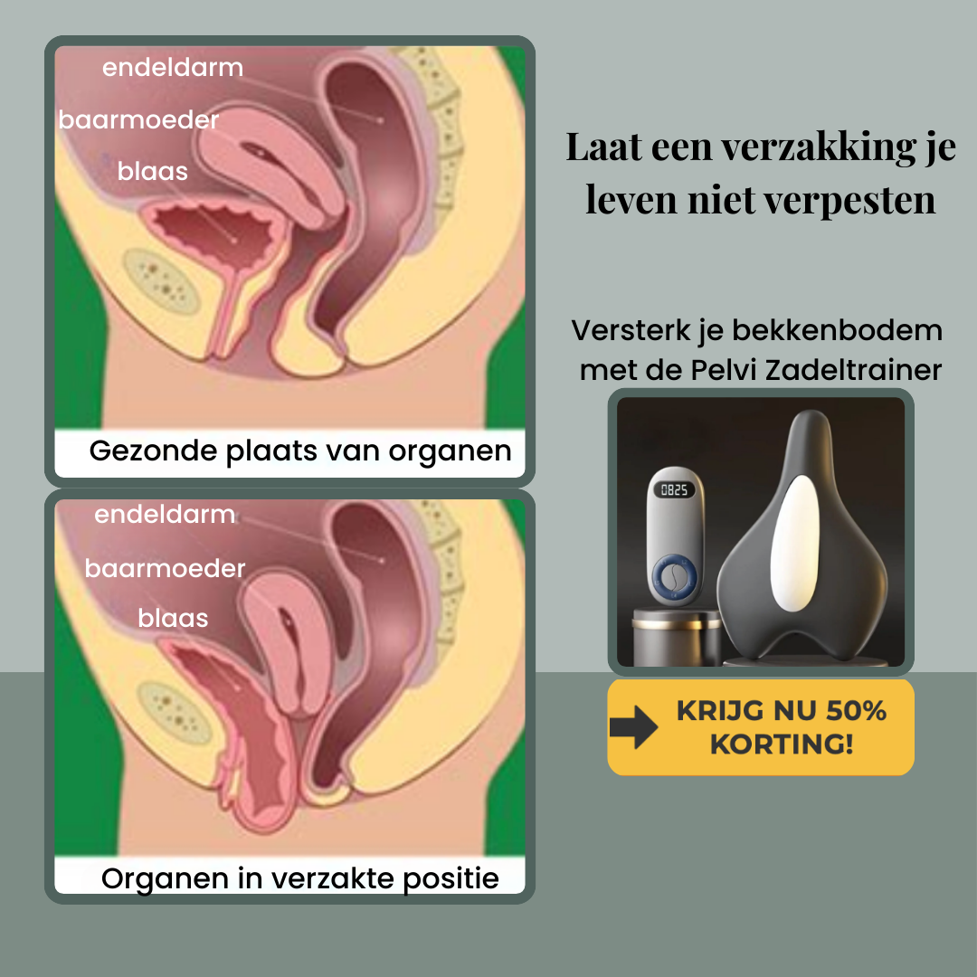 Pelvi Zadeltrainer - stevigheid van binnen