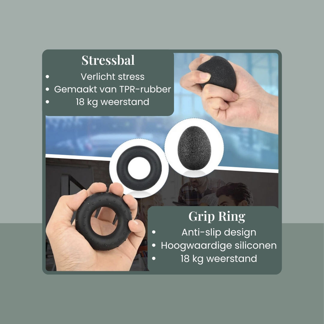HandKracht Pro Set - Sterke handen. Soepele vingers. Stevige polsen.