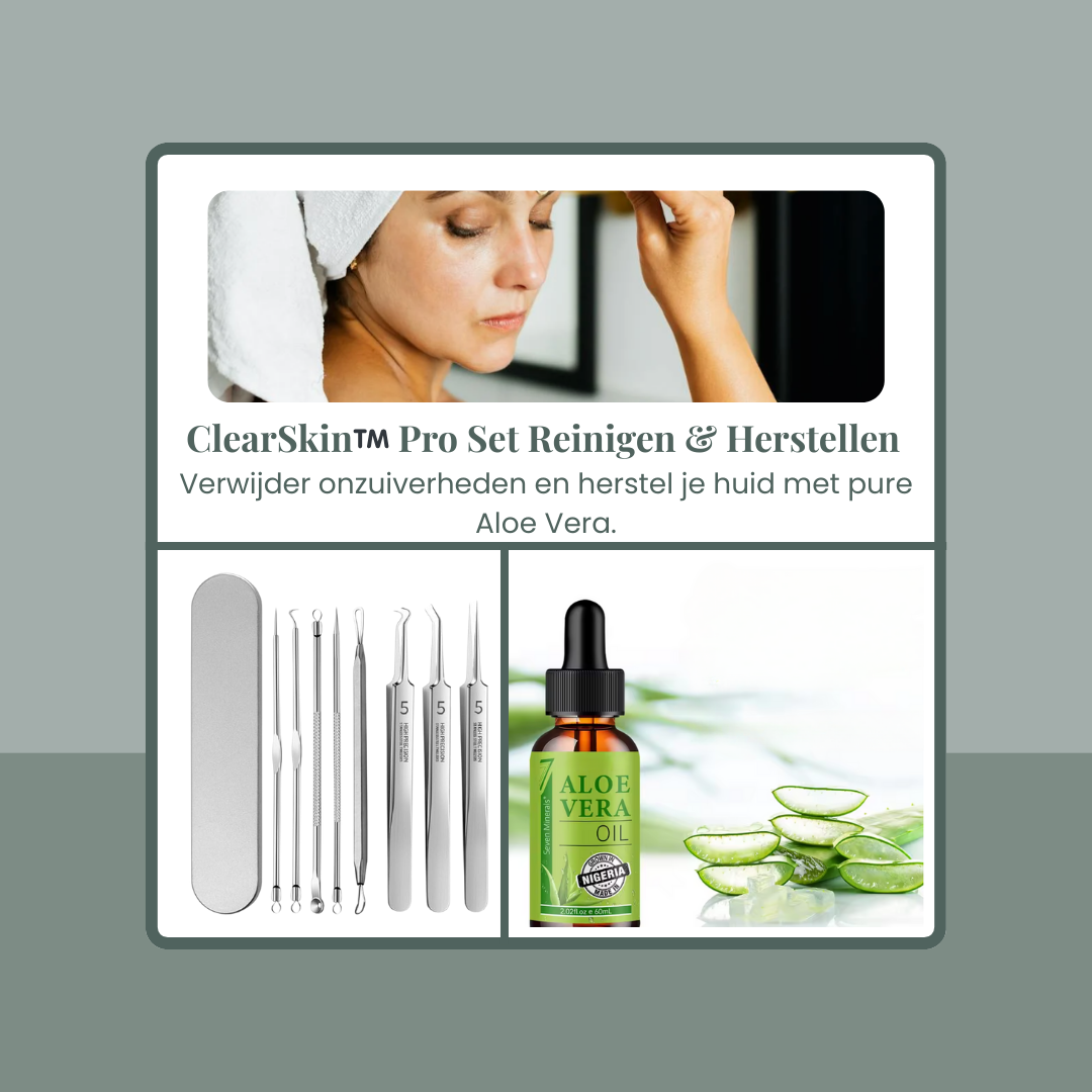 ClearSkin Pro™️ Set - reinig je huid als een pro