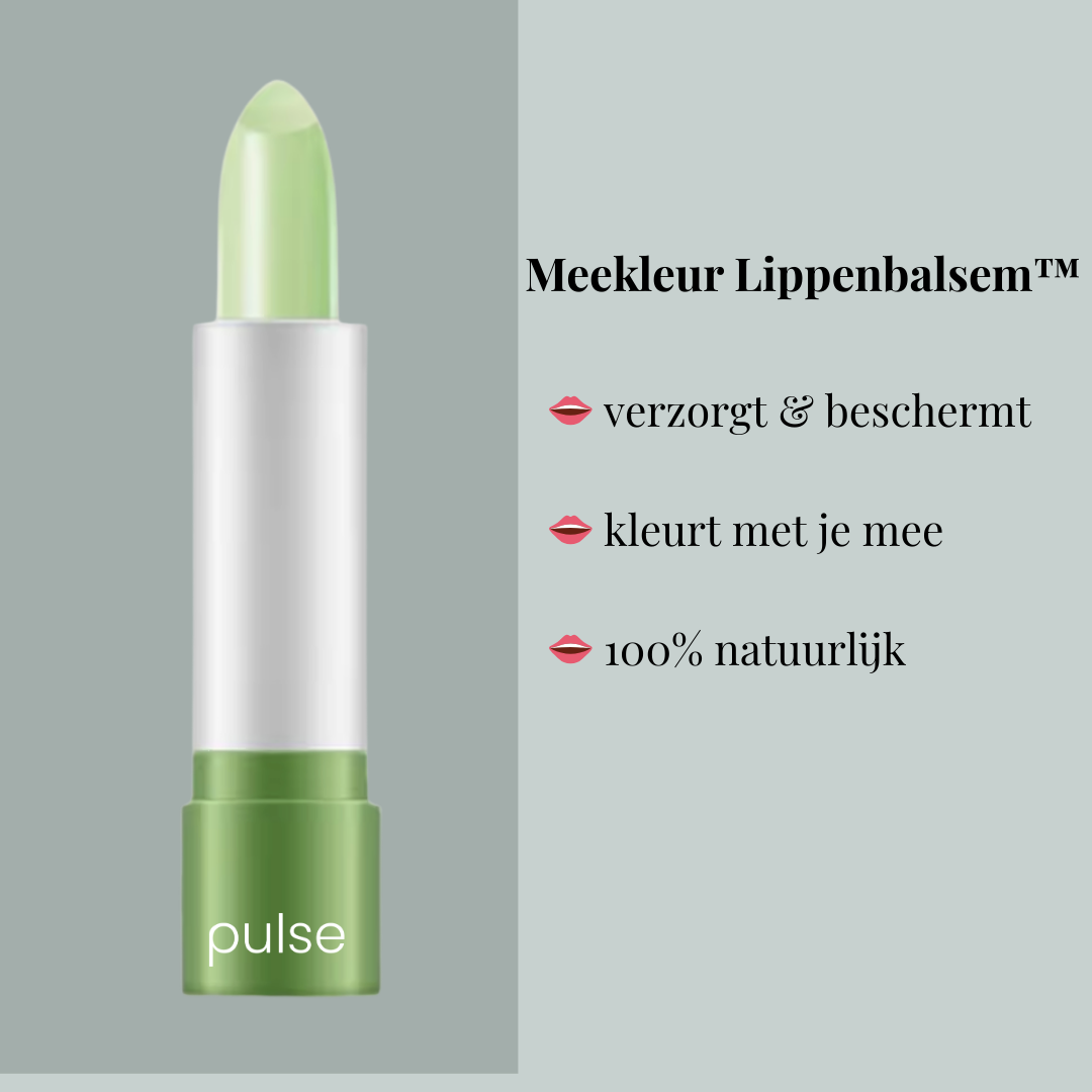 Meekleur Lippenbalsem™ - altijd jouw natuurlijke tint, altijd zachte lippen.
