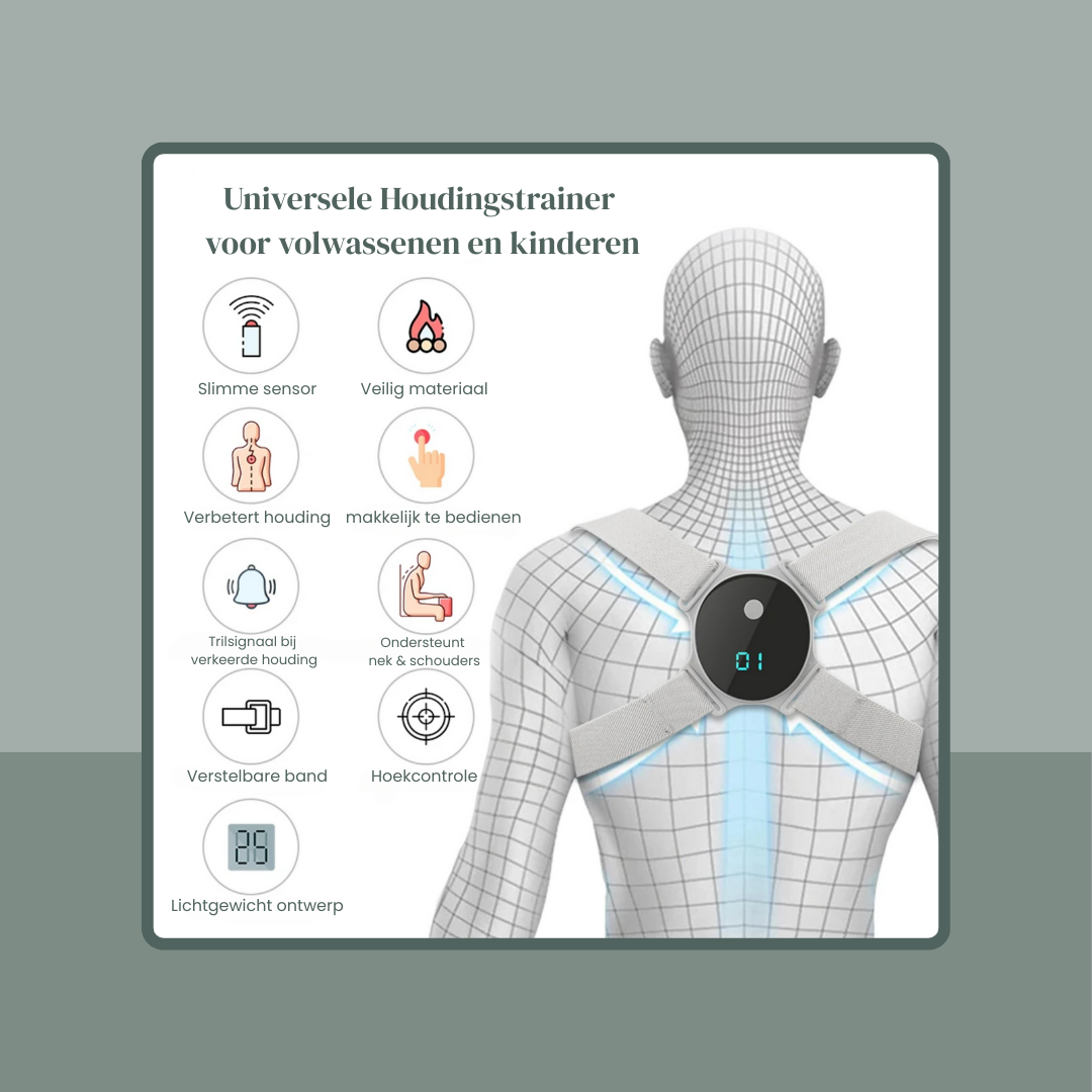 Pulse Posture™ Houdingstrainer - jouw slimme onzichtbare reminder