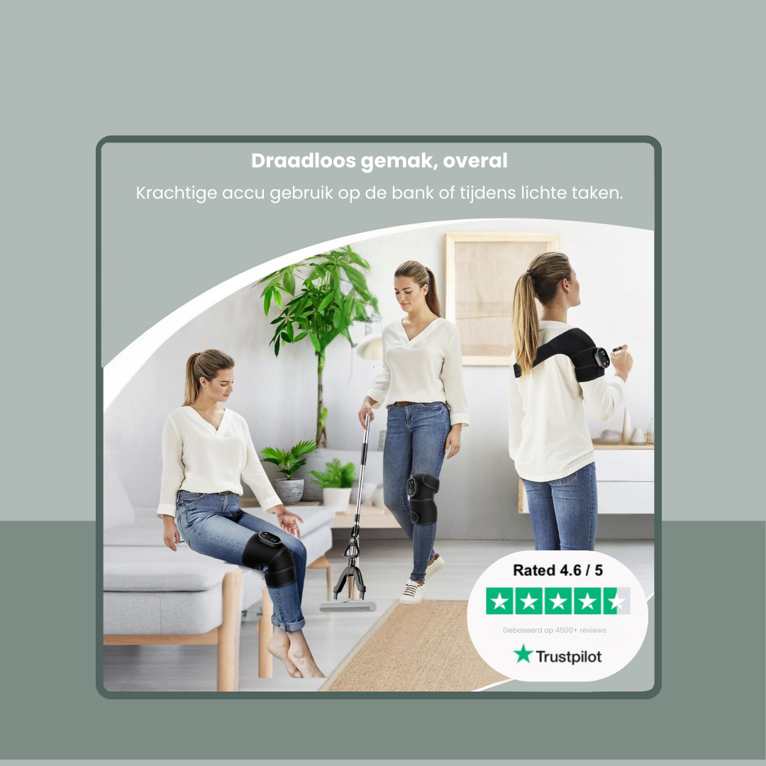 KneeRelief™ - directe warmte, minder pijn