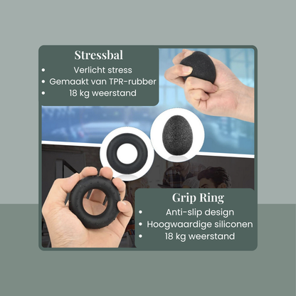 HandKracht Pro Set - Sterke handen. Soepele vingers. Stevige polsen.