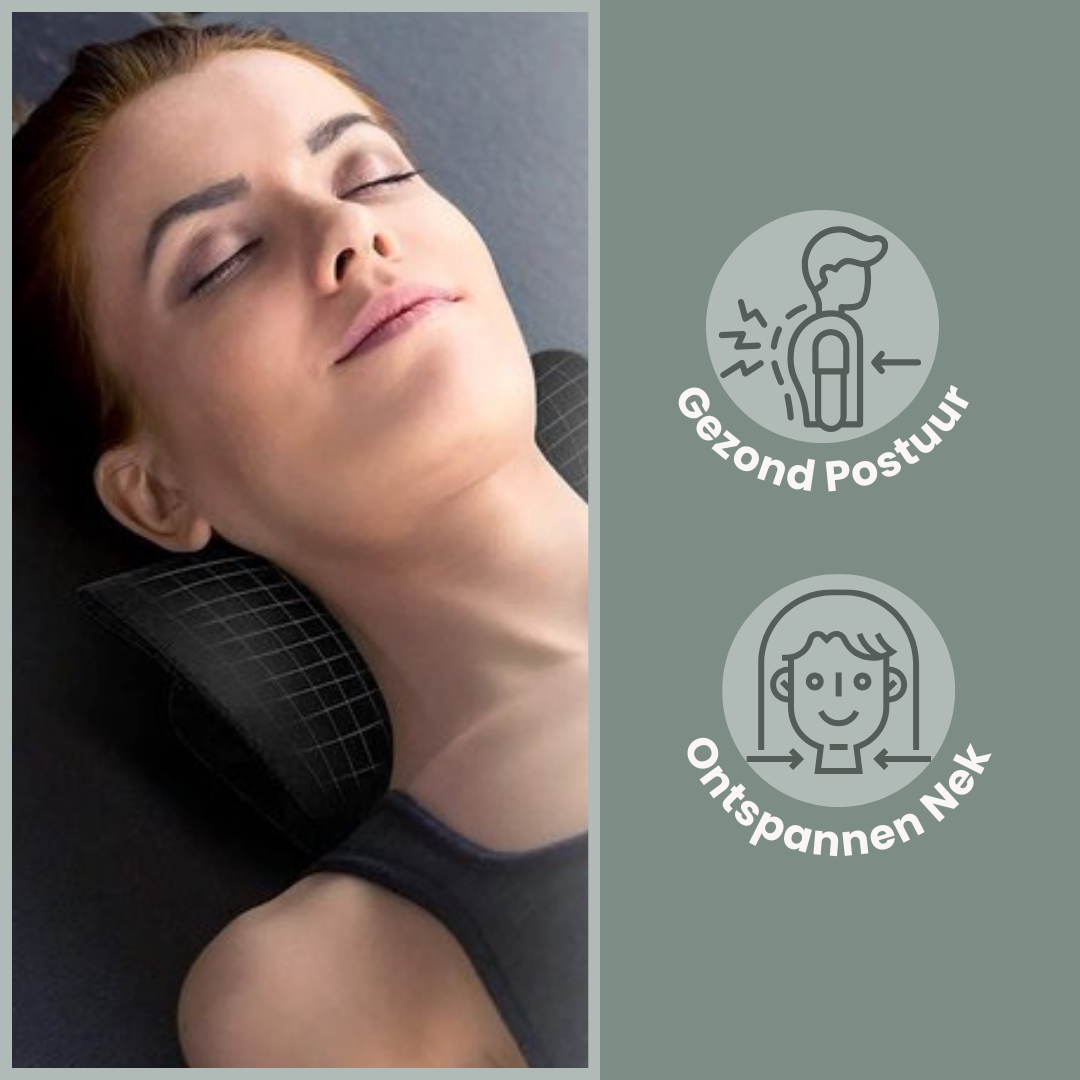 NeckReset™️ - herstel je houding, ontspan je hoofd.