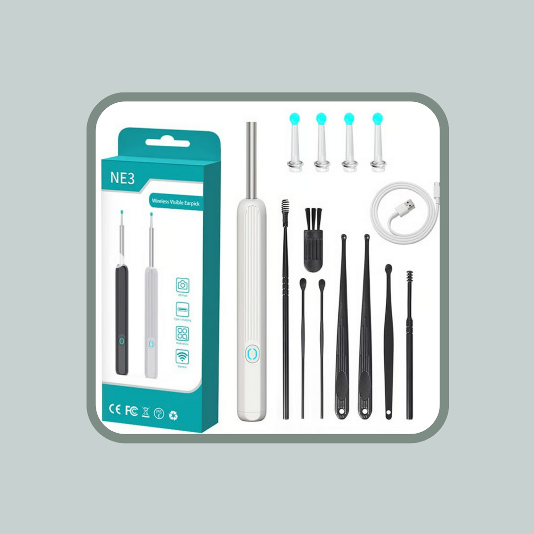 ClearScope™️ Oorscan - Slimme oorreiniger met livebeeld